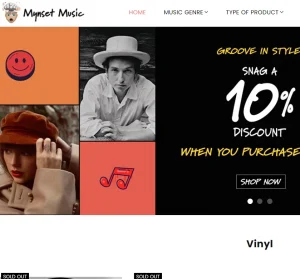Mynset Music: Redesenho de E-commerce  Melhora a Experiência do Cliente (CX)